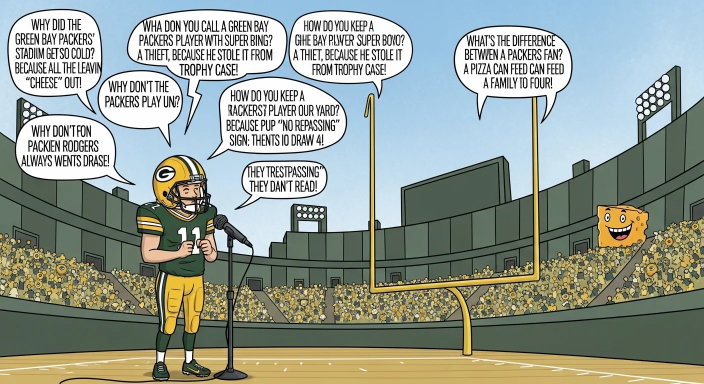 Green Bay Packers Jokes One-Liners