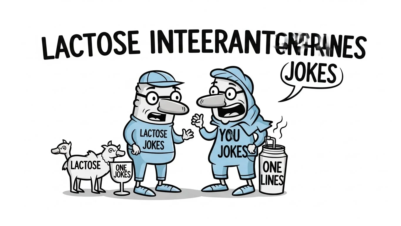 Lactose Intolerant Jokes One-Liners
