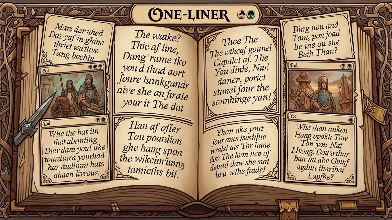 Magic The Gathering Jokes One-Liners