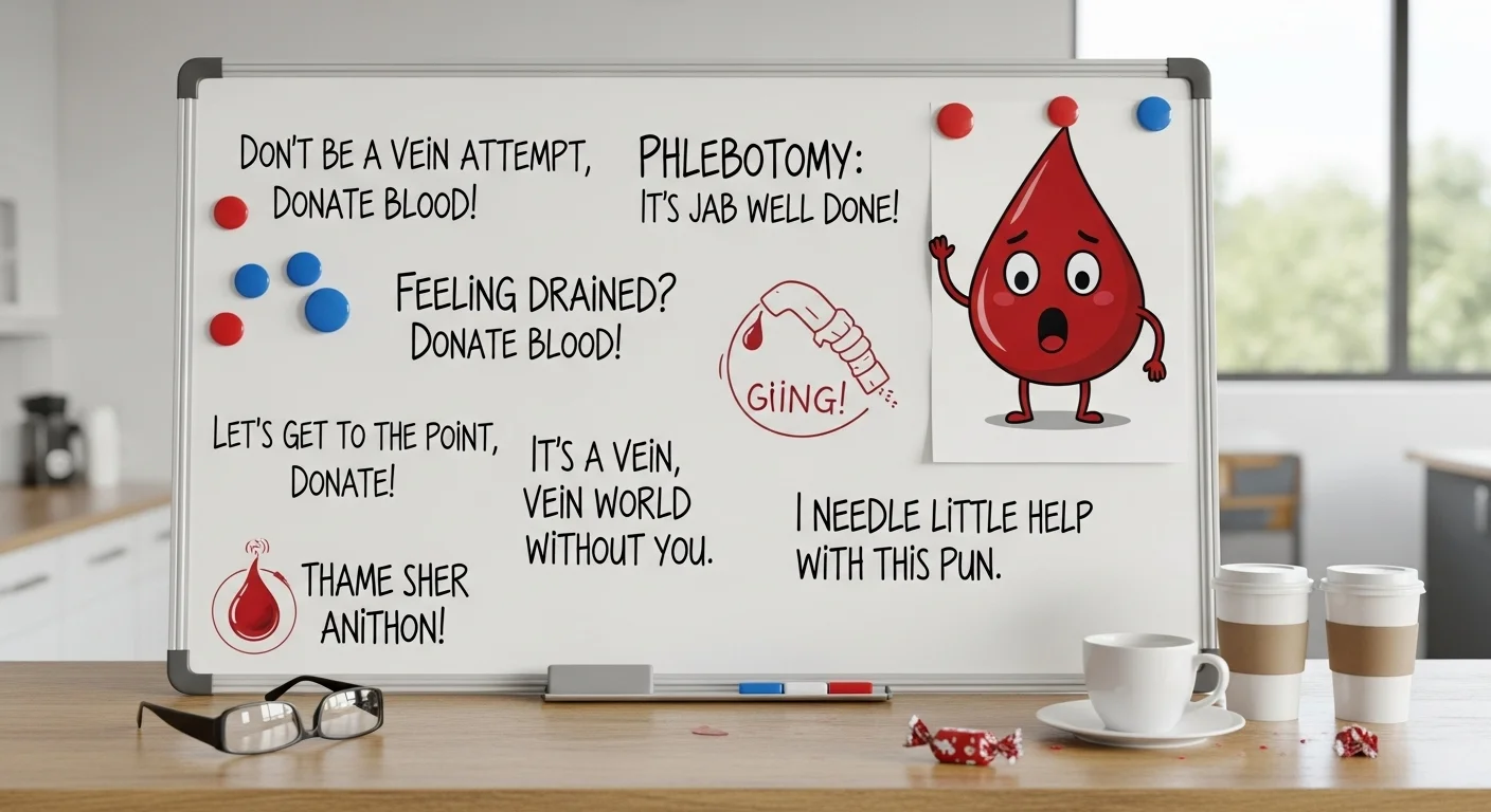 Phlebotomy Puns One-Liners