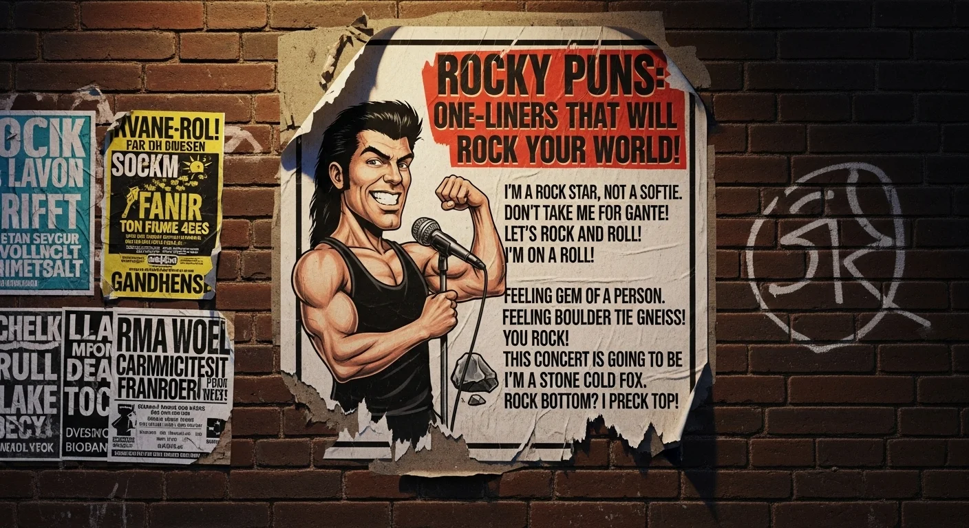 Rocky Puns One-Liners