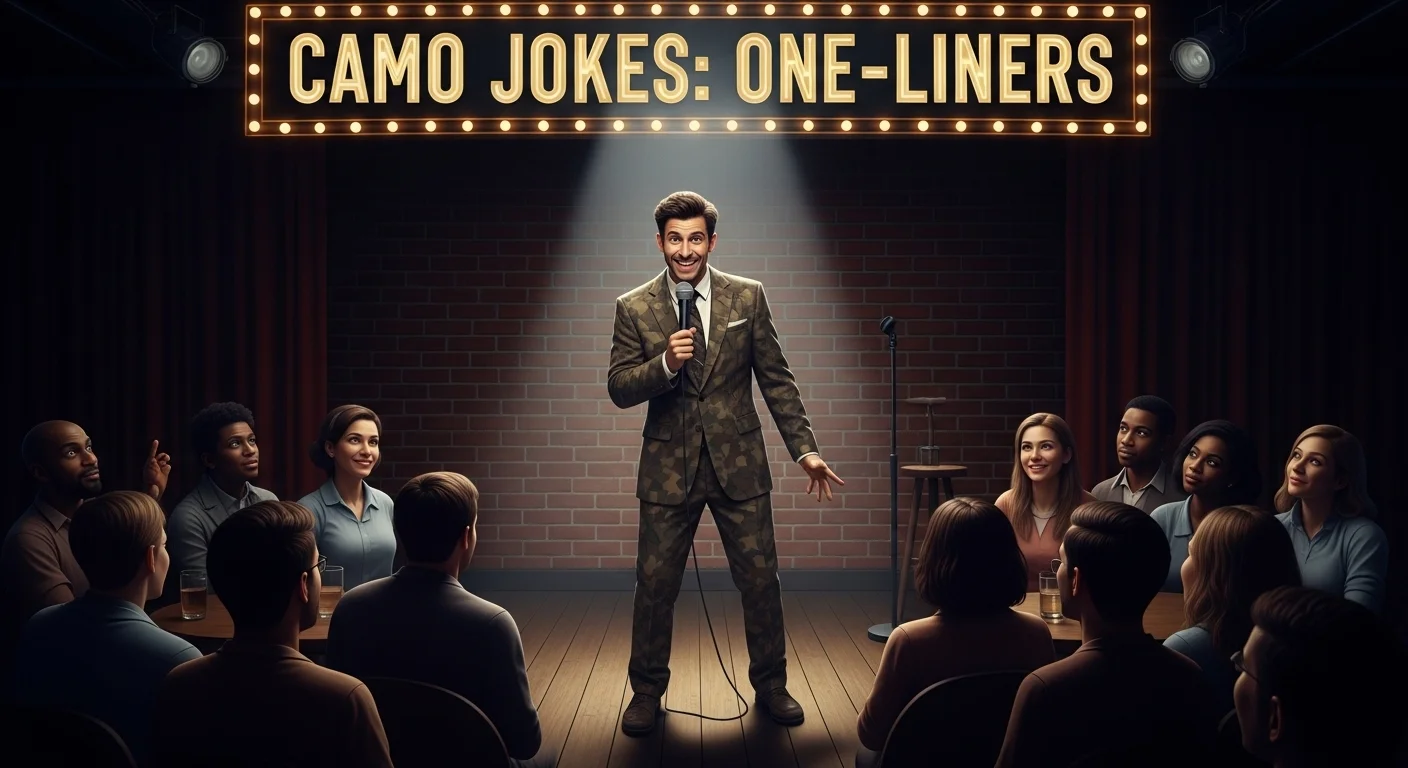 camo jokes one liners