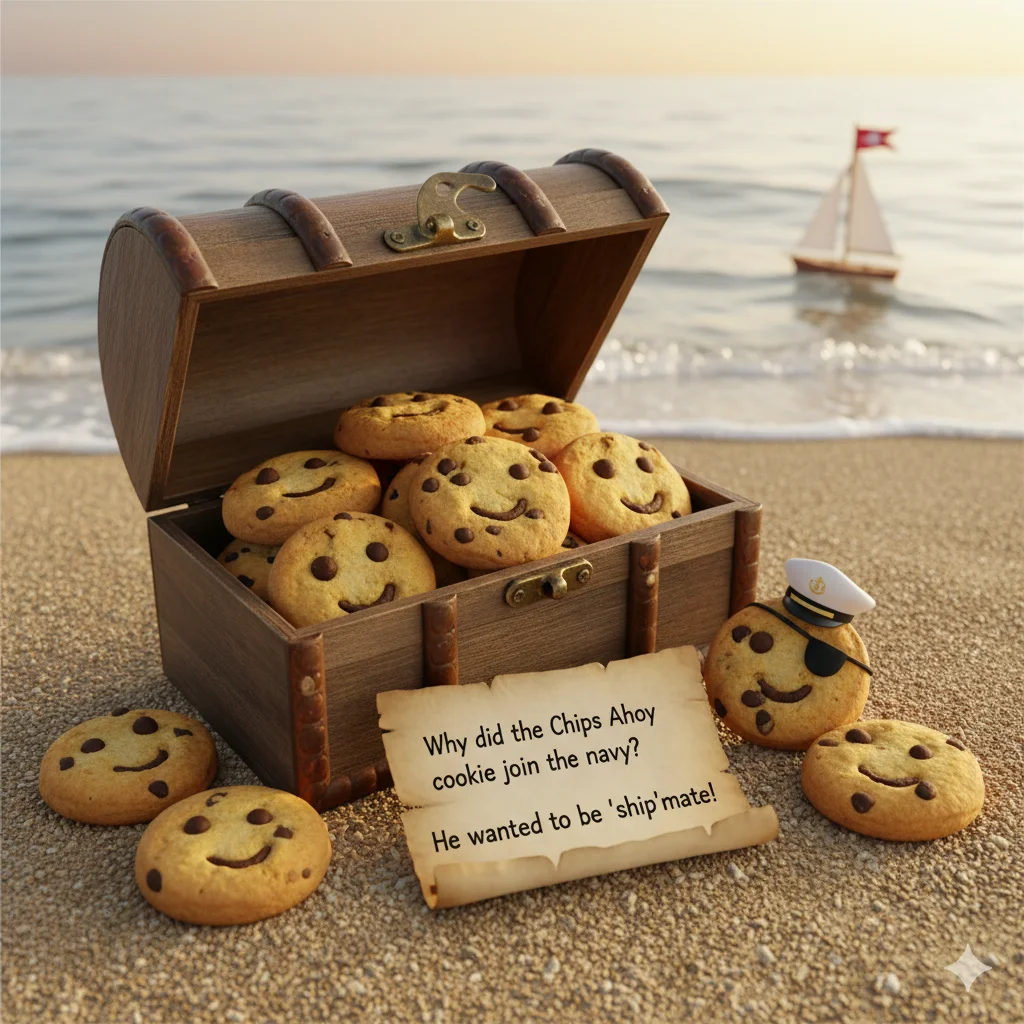 chips ahoy pun one liners