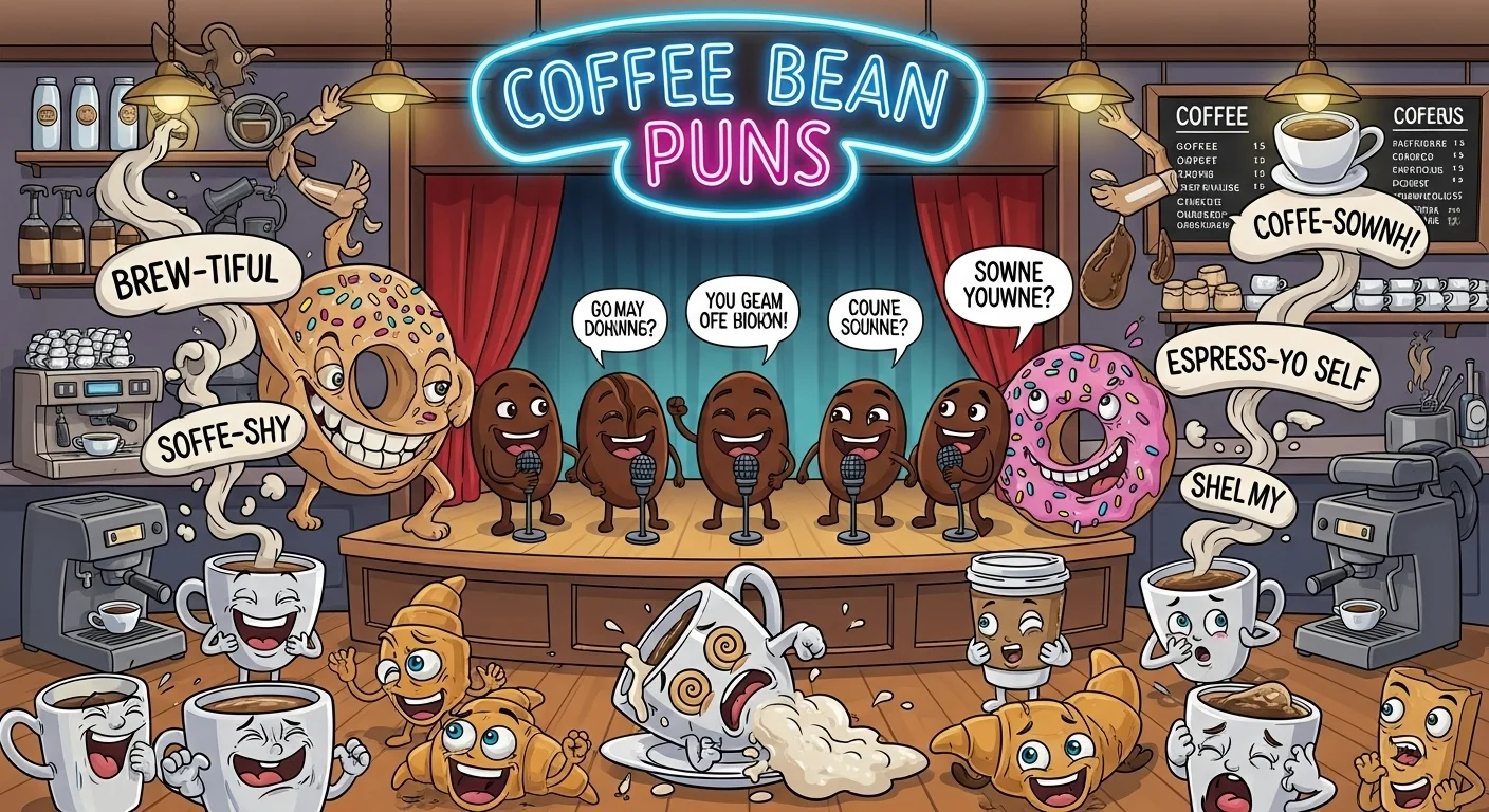 Positive Coffee Puns