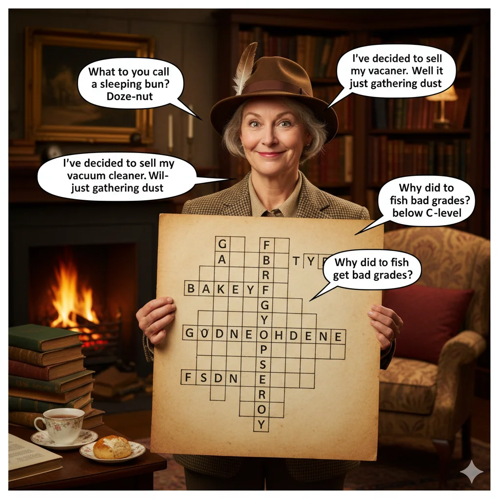 crossword puns one liners