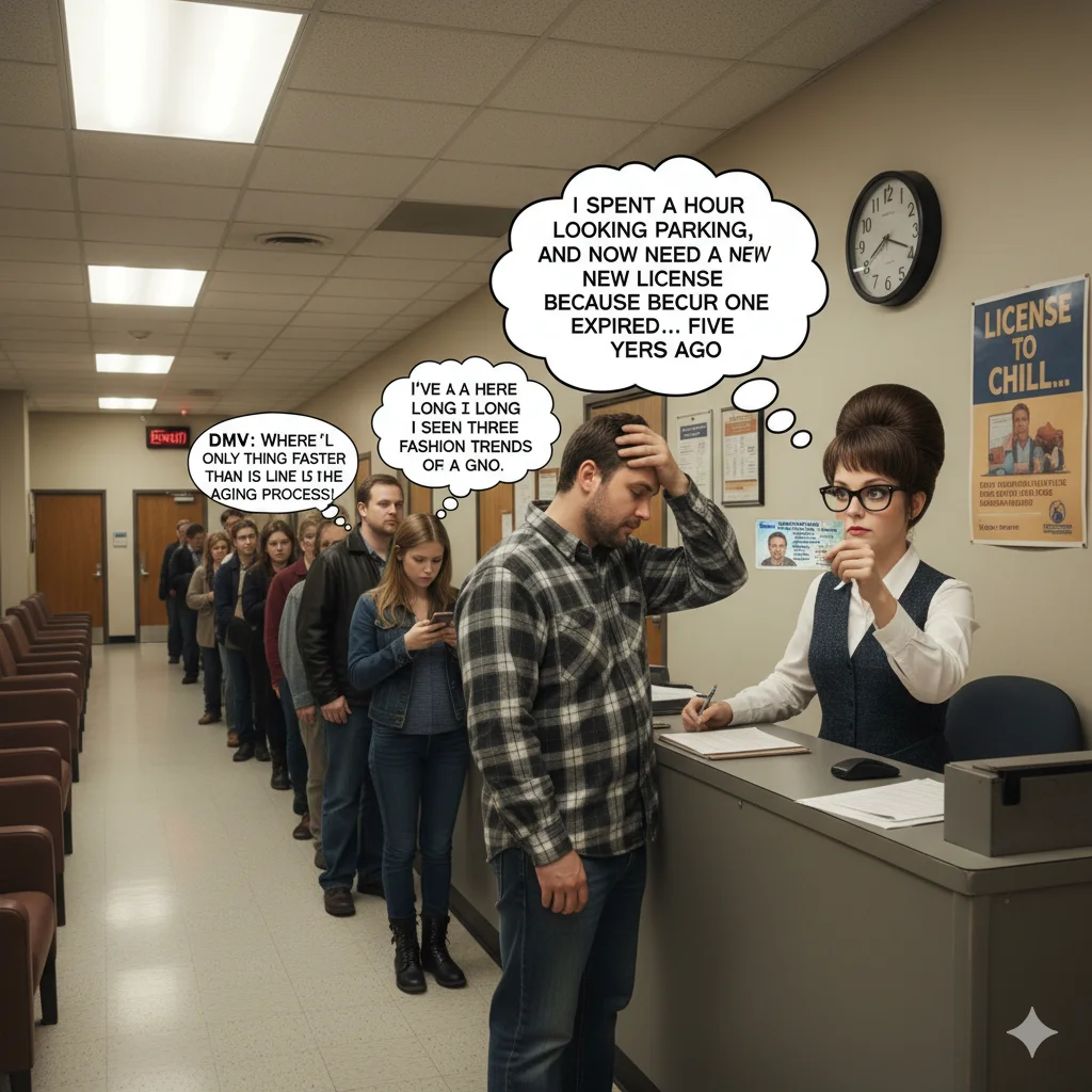 dmv jokes one liners