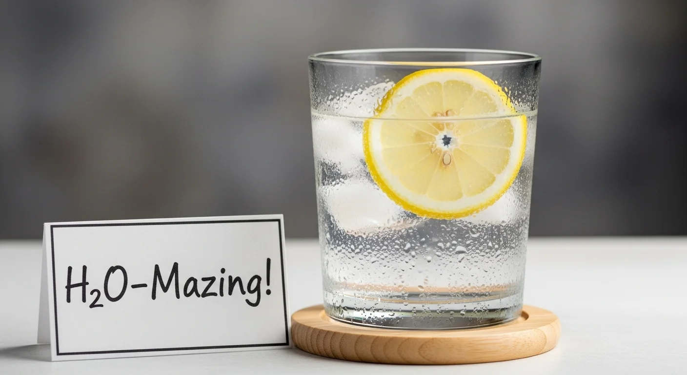 drinking water puns captions