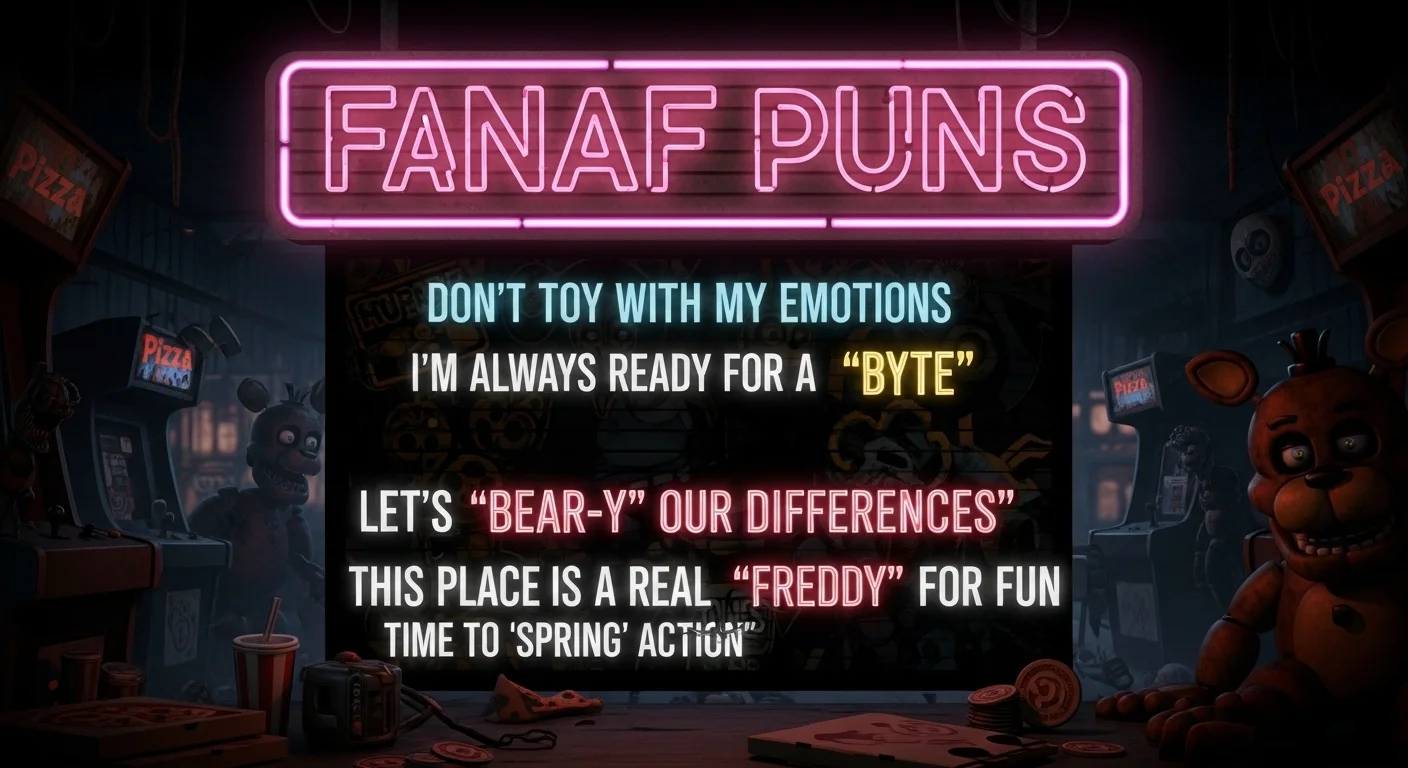 fnaf puns one liners