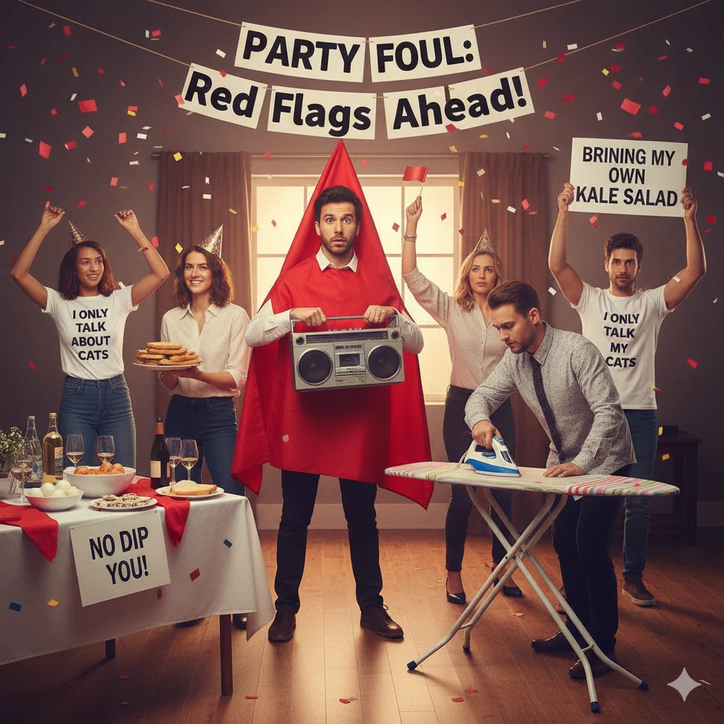 funny red flags for party