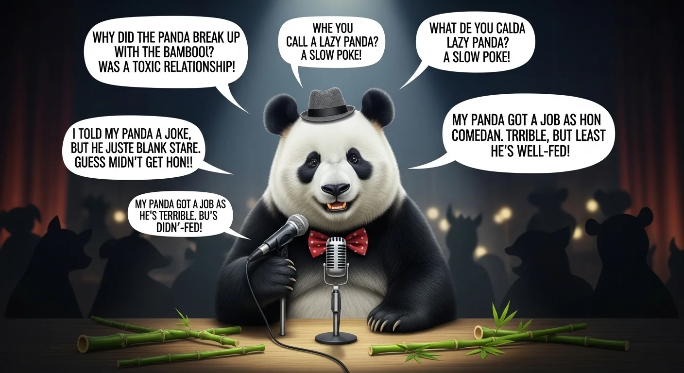 giant panda jokes one liners