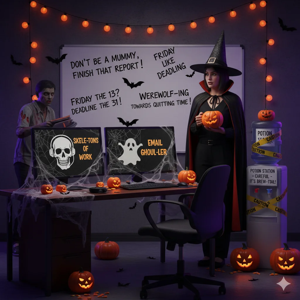 halloween office puns one liners
