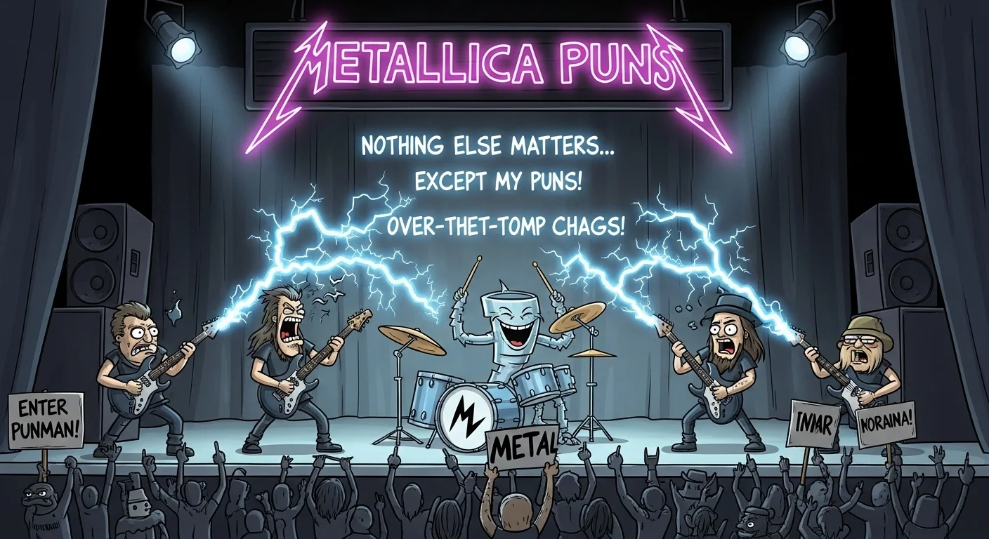 Metallica Song Title Puns