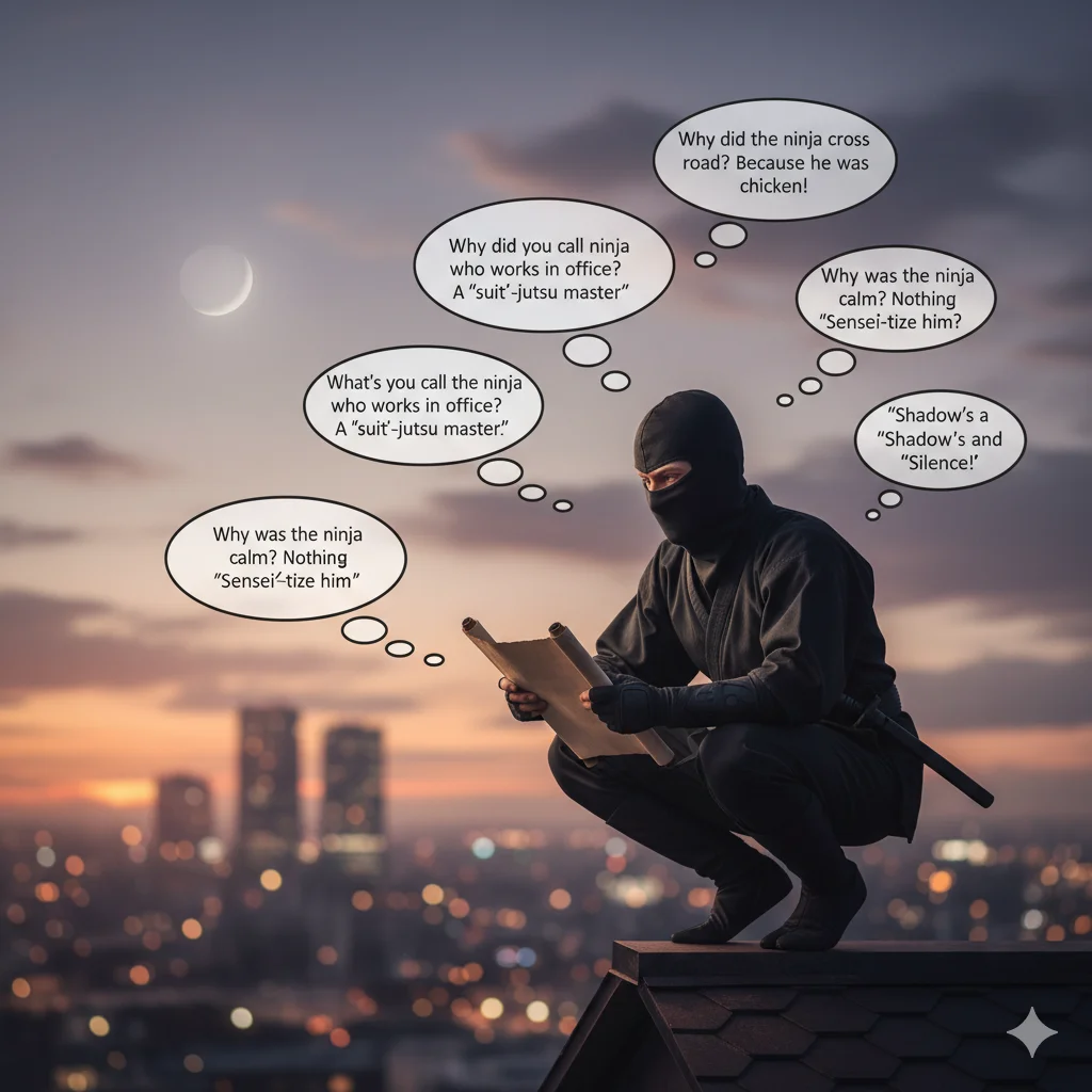 ninja jokes one liners