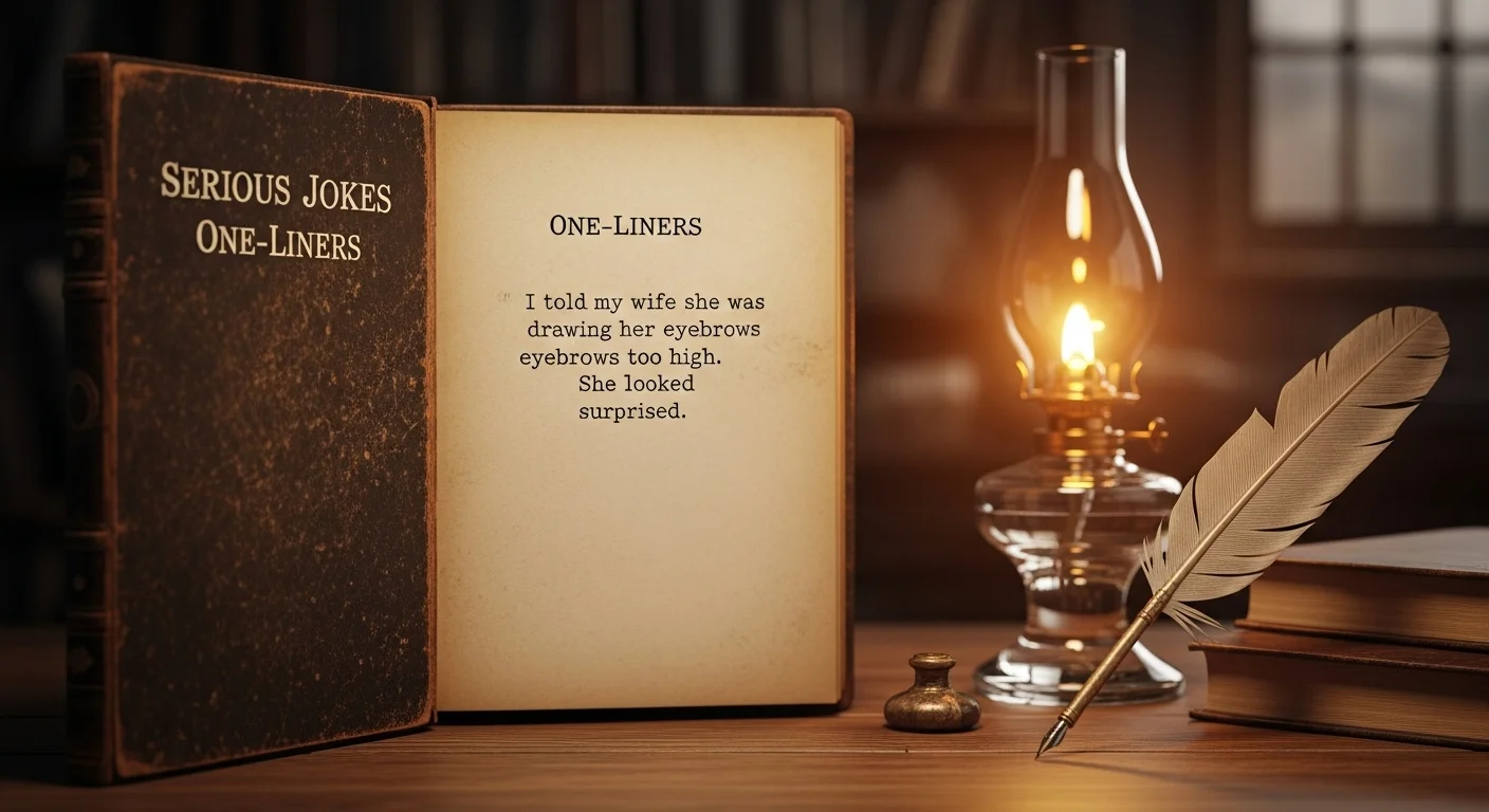 serious jokes one liners