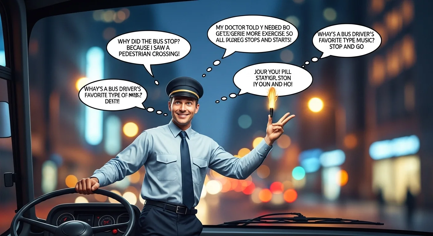 short funny bus driver jokes