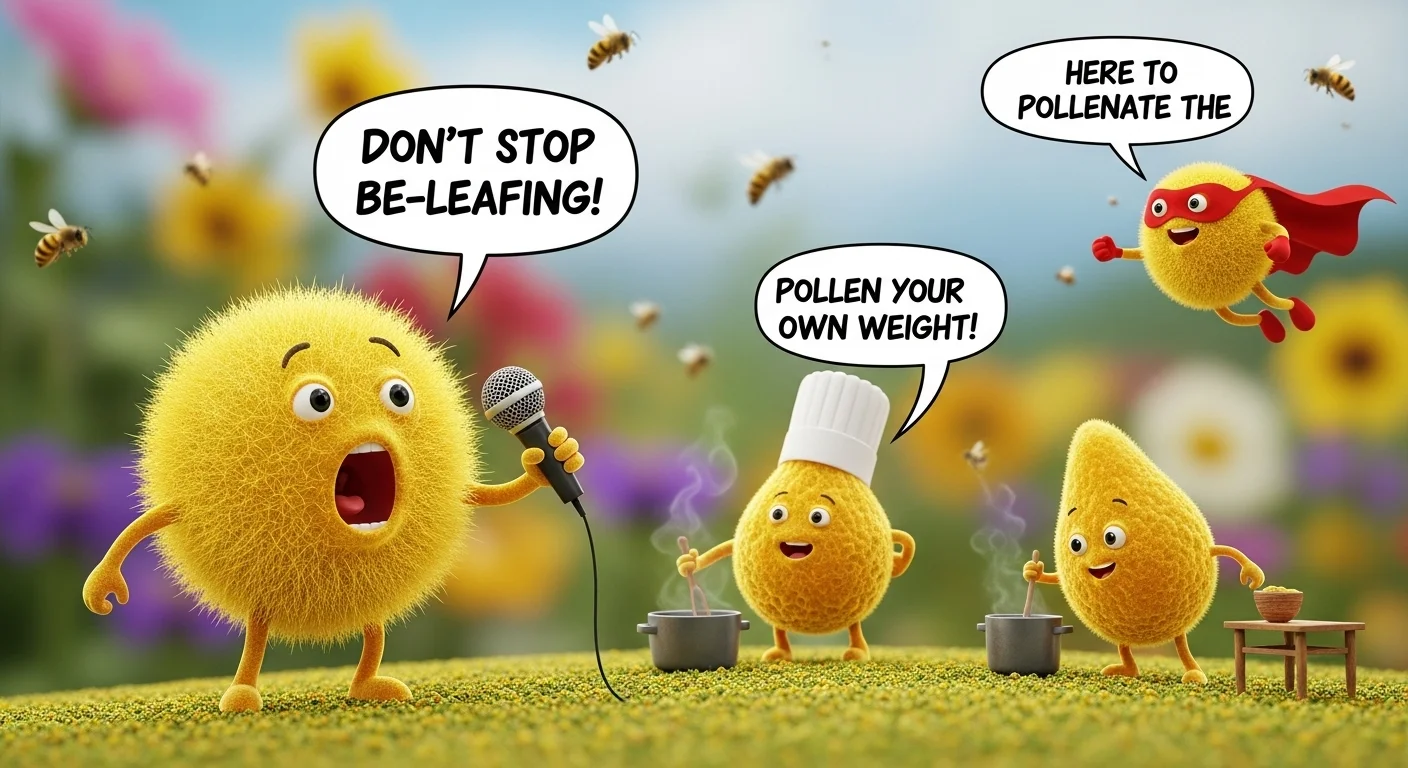 short pollen puns