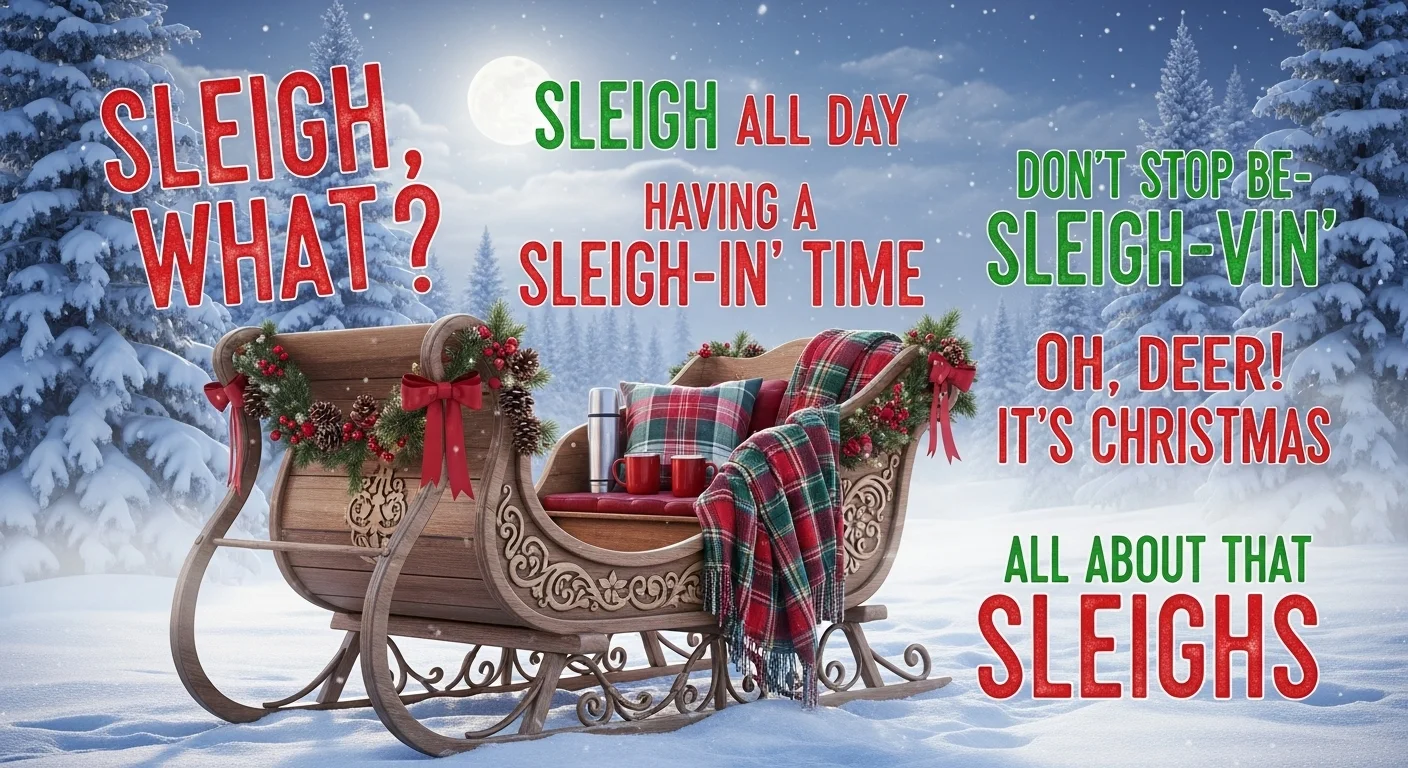 sleigh puns one liners