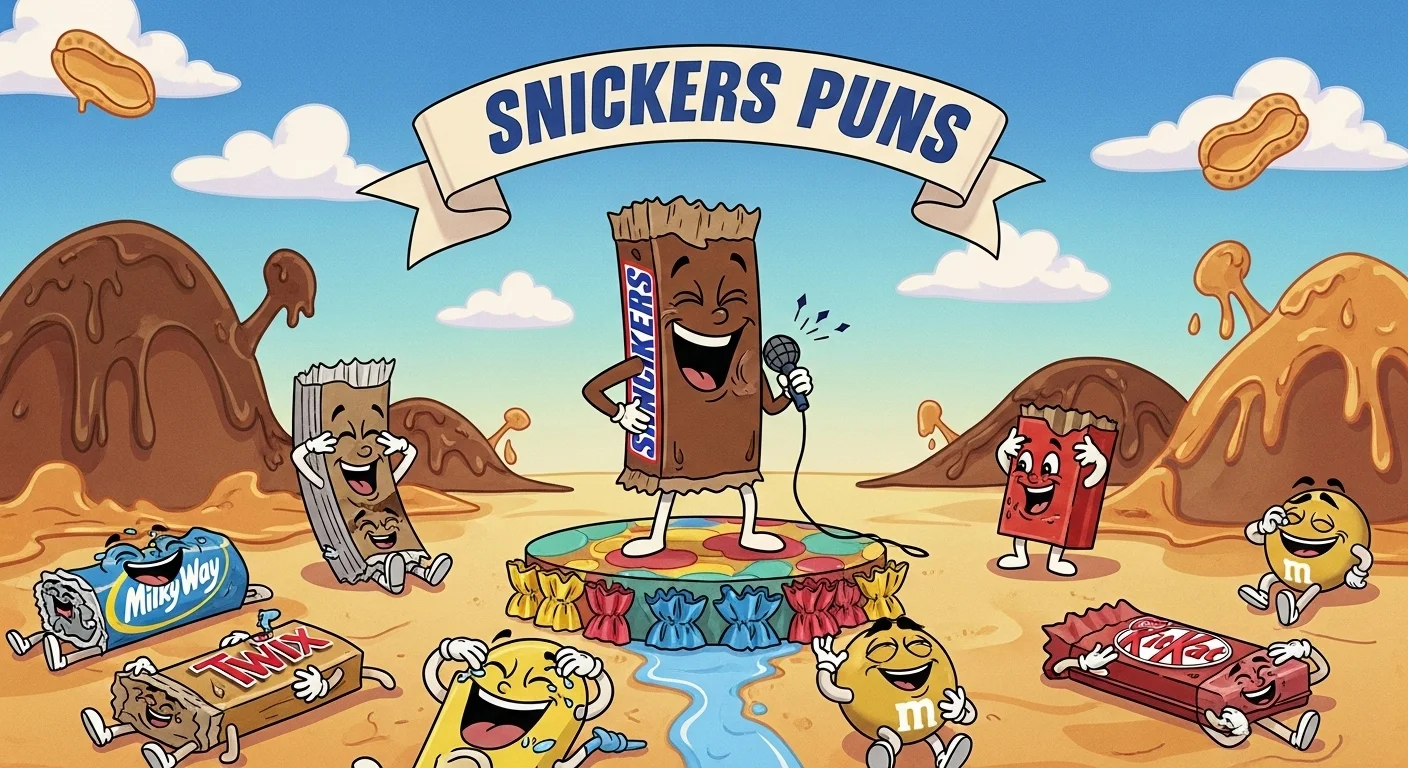 Snickers Puns One Liners