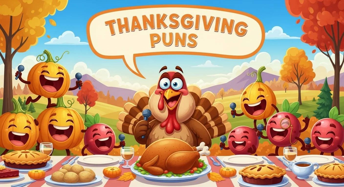 Thanksgiving Puns Captions