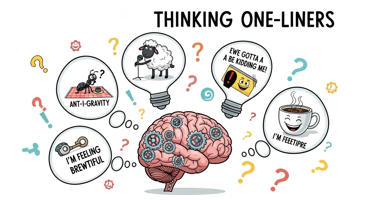 thinking jokes one liners