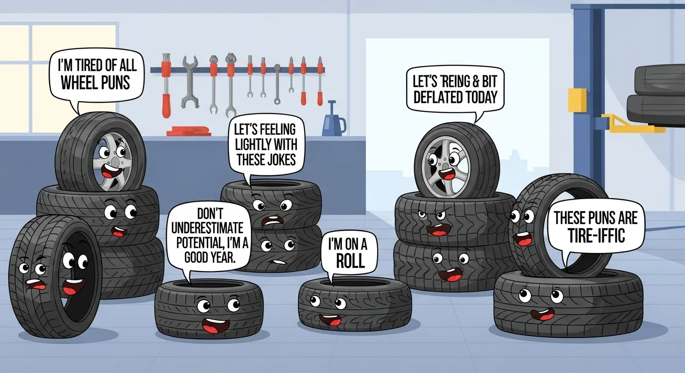 wheel puns one liners
