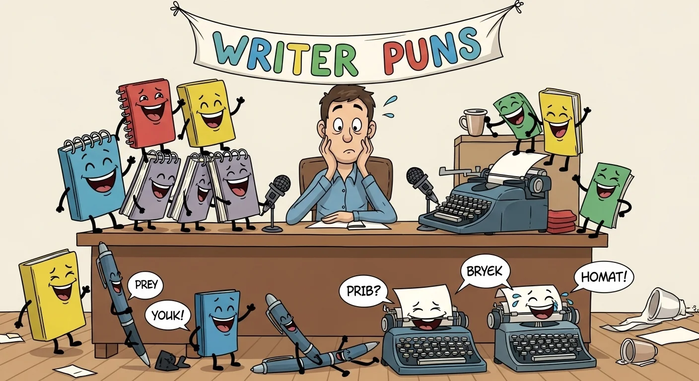 Funny Writer Puns