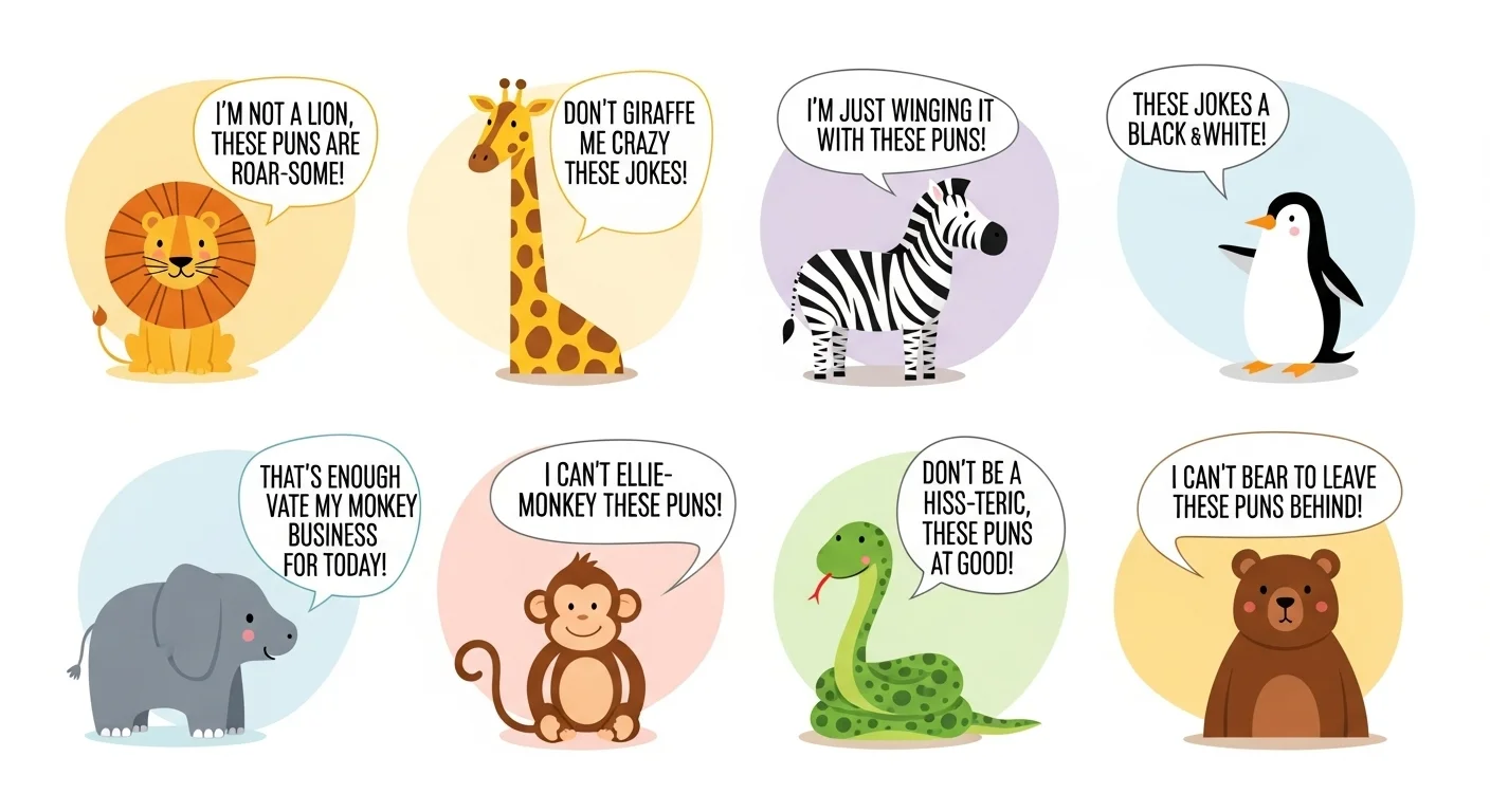 zoo puns one liners