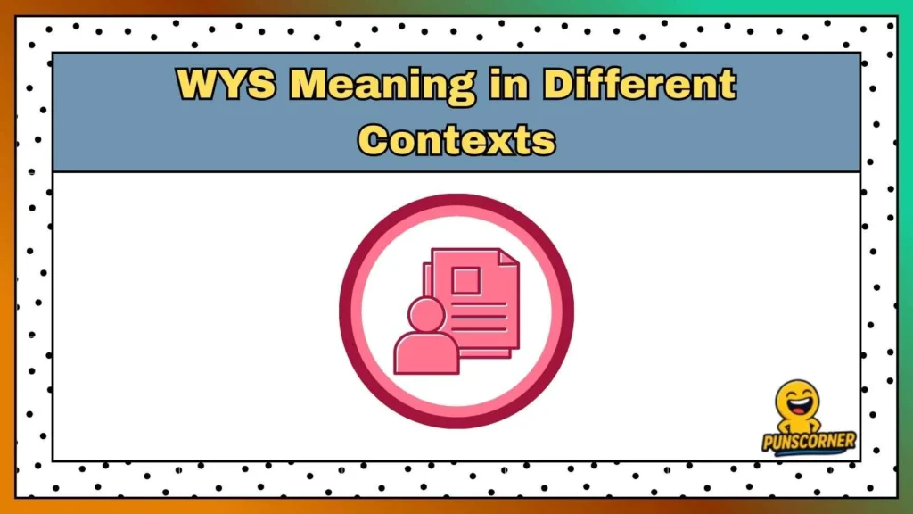 WYS Meaning in Different Contexts