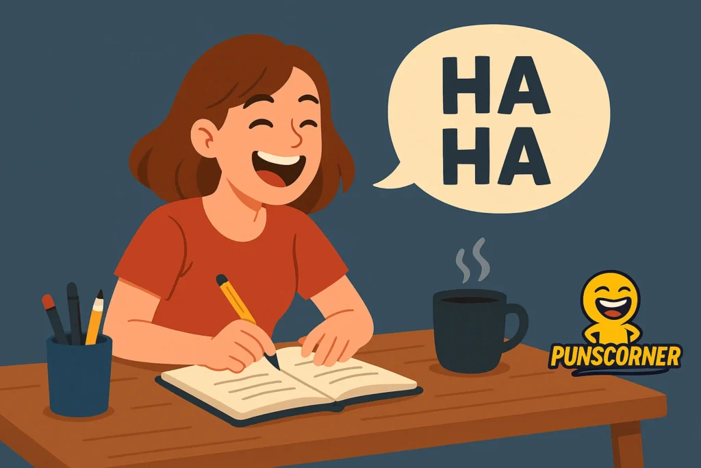 writing jokes
