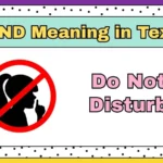 DND Meaning in Text