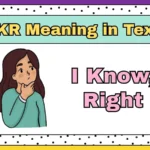 IKR Meaning in Text