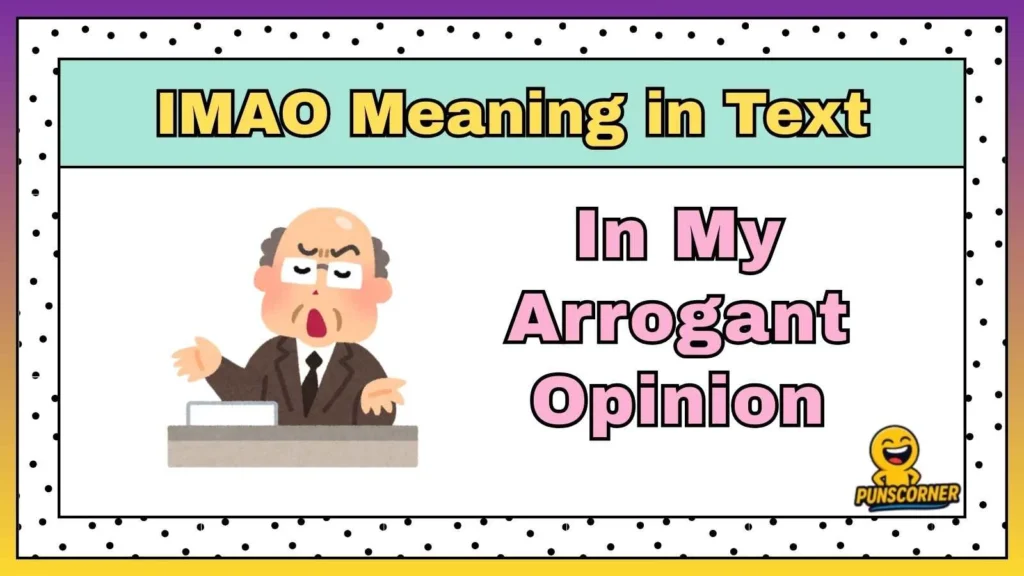 IMAO Meaning in Text