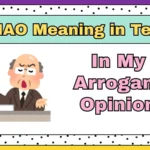 IMAO Meaning in Text