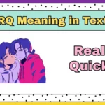RQ Meaning in Text