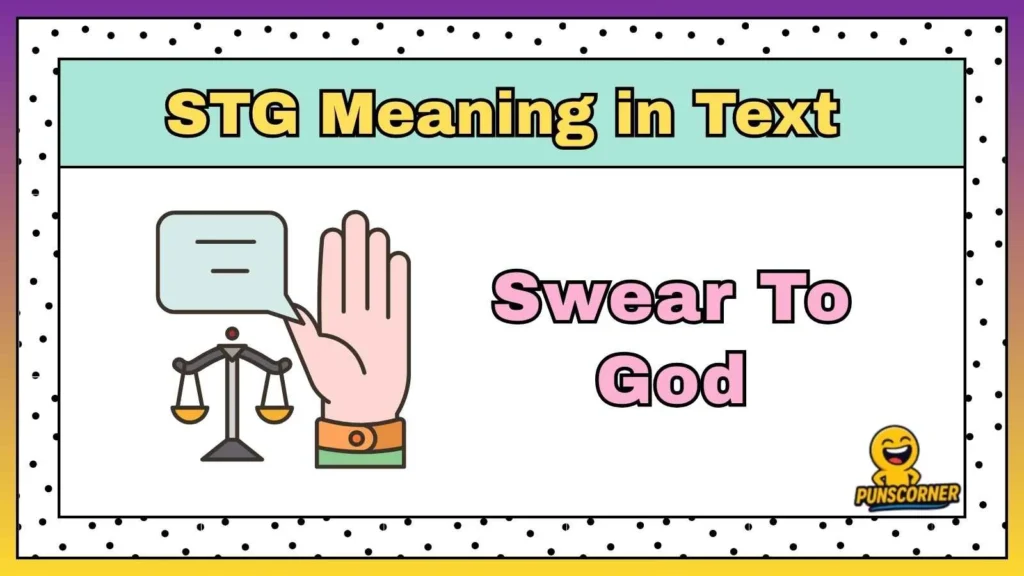 STG Meaning in Text