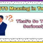 TSTS Meaning in Text