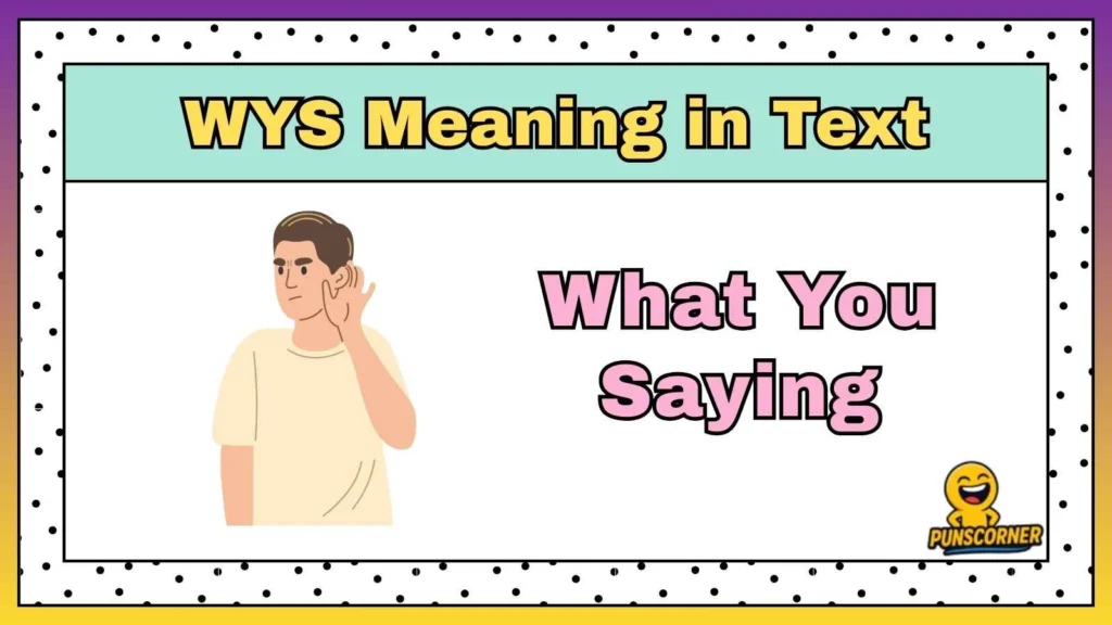 WYS Meaning in Text